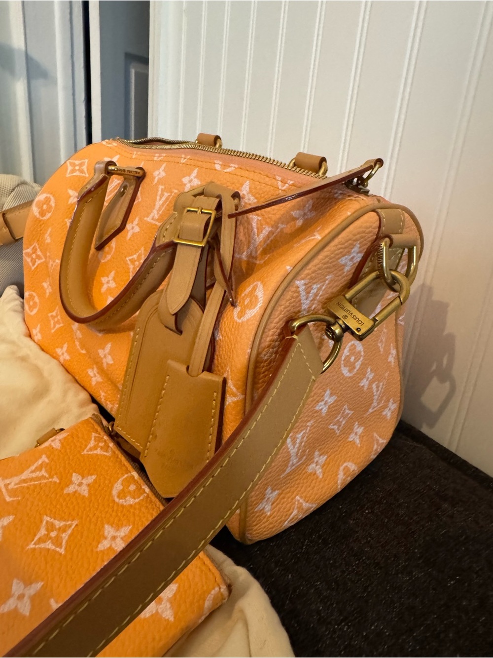Soft Speedy P9 monogram orange - Picture 6 of 6